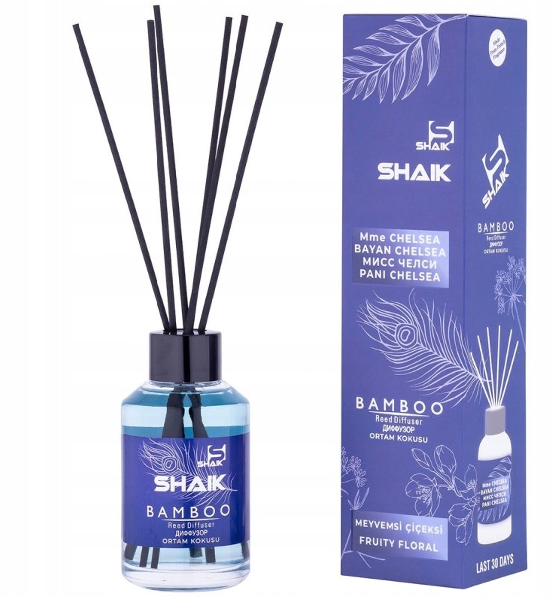Shaik Diffuser 115ml - "Mrs. Chelsea" Geur - Luxe Huisparfum