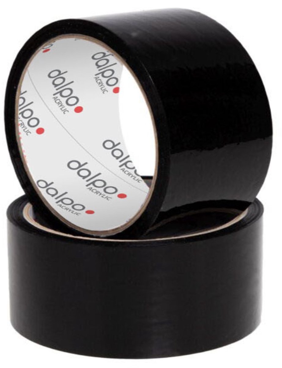 Zwarte Pakkingtape 48mm x 50m - Sterke Acryl Kleefkracht