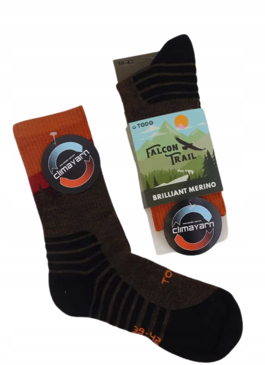 Falcon Trail Merino Wandelsokken Woestijn Zon