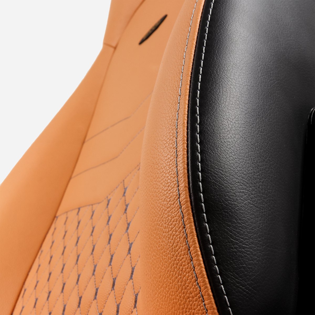 Noblechairs ICON Series leren gamestoel Cognac/Zwart (Echt Leder) – foto 4