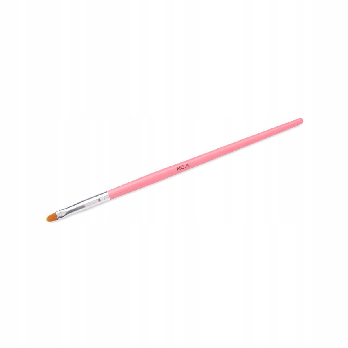 Roze Houten Gel Penseel voor Manicure - Maat 4