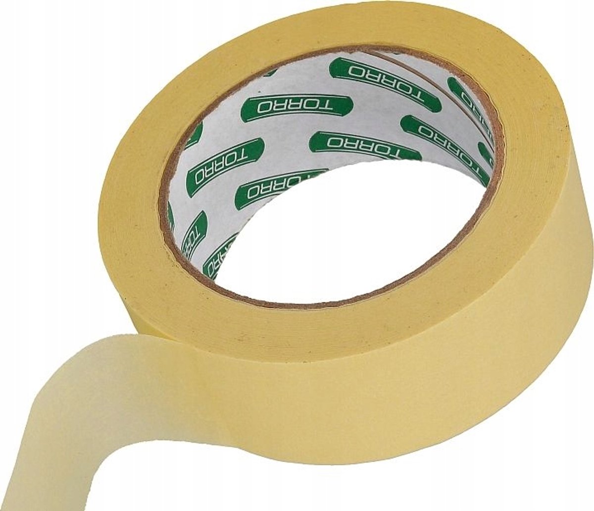 Torro Gele Schilder Tape 48mm x 25m - Papier Masking Tape voor Binnen