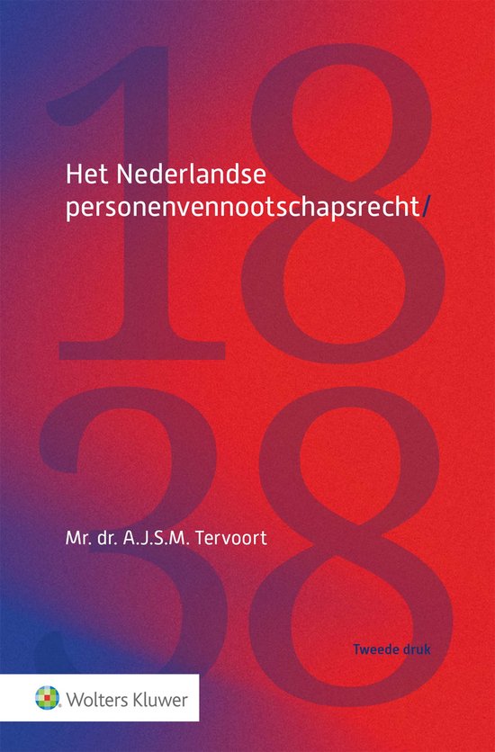 Het Nederlandse personenvennootschapsrecht - cover