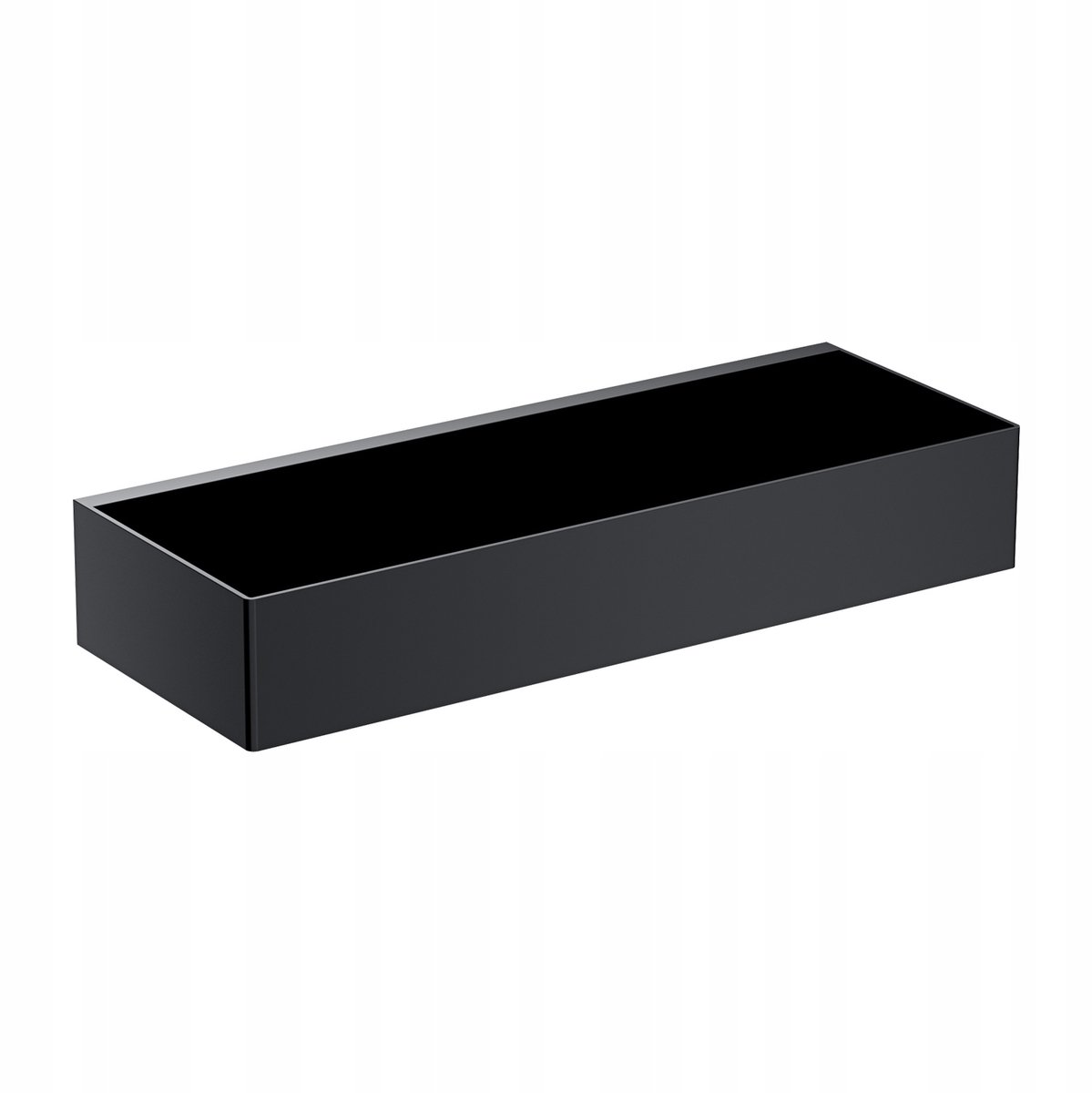 Omnires Douchekorf Mat Zwart 30x5x11 cm - RVS