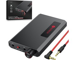 Draagbare Hoofdtelefoonversterker met Bluetooth Ontvanger en Bass Boost