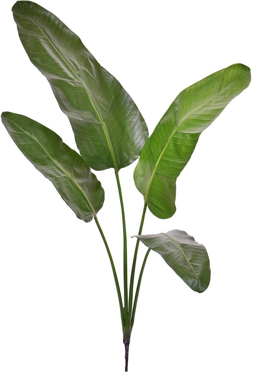 maxifleur Kunstplanten Strelitzia Nicolai deluxe Kunstpalm Bush 140cm Groen