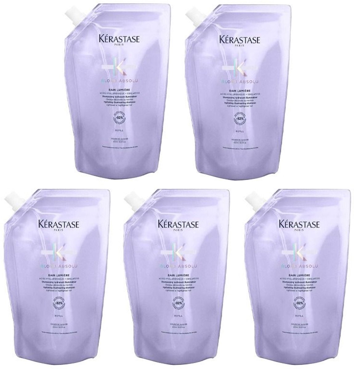 5x Kérastase Blond Absolu Bain Lumière Refill 500ml