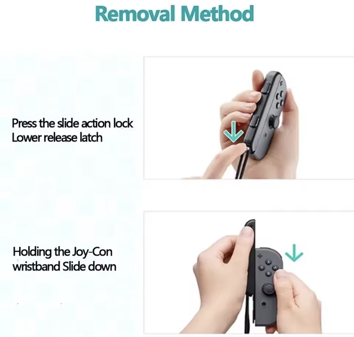 Polsbanden voor Joy-Con – Compatibel met Nintendo Switch / Switch OLED / Switch Lite – 2 Stuks – foto 2