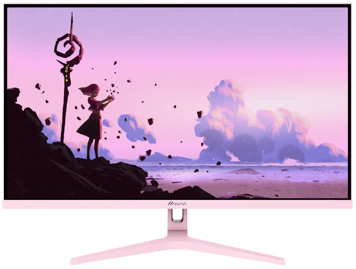 Arozzi Nova 32" Gaming Monitor 2560 x 1440 Quad HD Roze - Product - €299,99