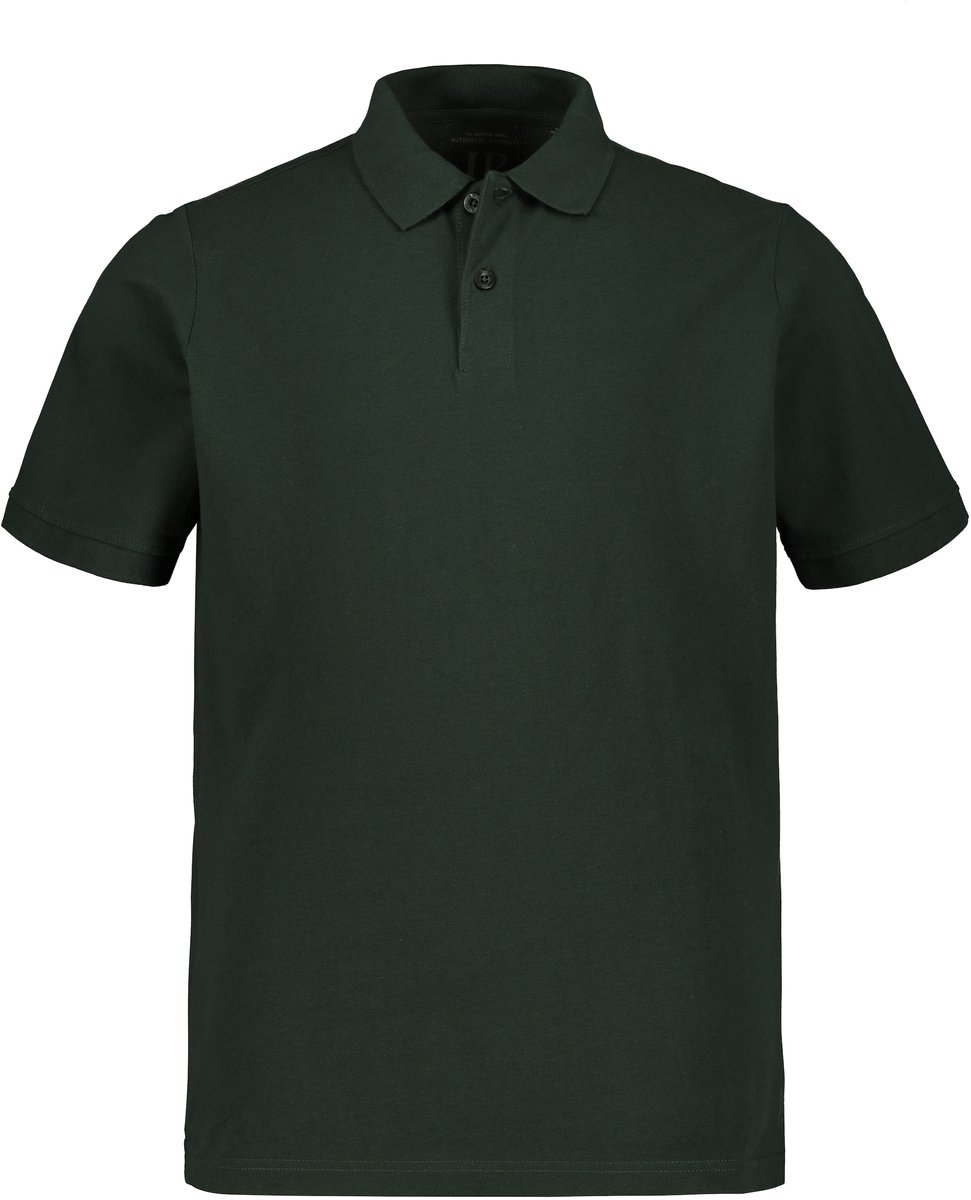 JP 1880 - Heren - Poloshirt basic halflange mouwen piqué - Donkergroen - Maat 3XL