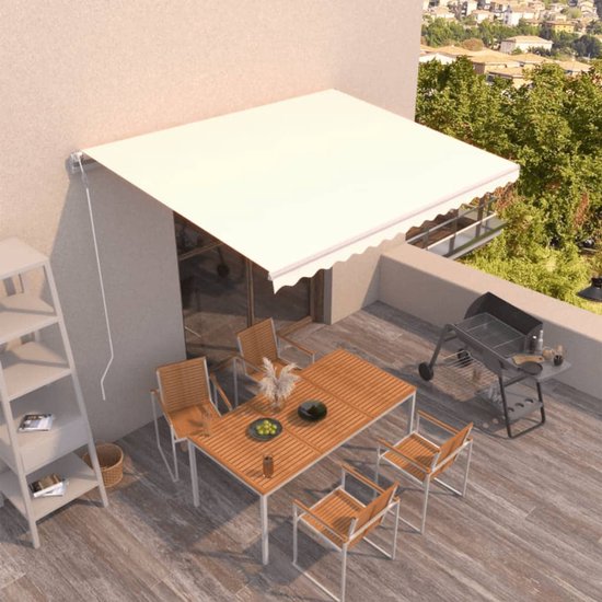 vidaXL Auvent vidaXL 400x350 cm Couleur crème