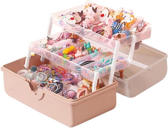 Smaoqingji Hangende Haarspelden Organizer - Vilt Haaraccessoires Display Rek Wit Voor Meisjes