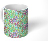 Mok - Tie-dye - Verf - Regenboog - Zomer - Patronen - Mokken - 350 ML - Beker - Uitdeelcadeautjes