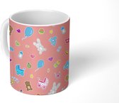 Mok - Koffiemok - Baby - Patronen - Kinderen - Mokken - 350 ML - Beker - Koffiemokken - Theemok