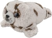 Pluche grijze Zeehond knuffeldier van 18 cm - Speelgoed dieren knuffels cadeau voor kinderen