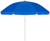 Parasol de plage 240 cm – Réglable en hauteur – Blauw – Parasol XL