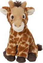 Pluche knuffel giraffe van 19 cm - Speelgoed knuffeldieren