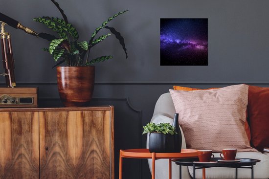 Affiche Blauw - rose - Protecteur induction - Protecteur plaque - Ciel - 30x30 cm