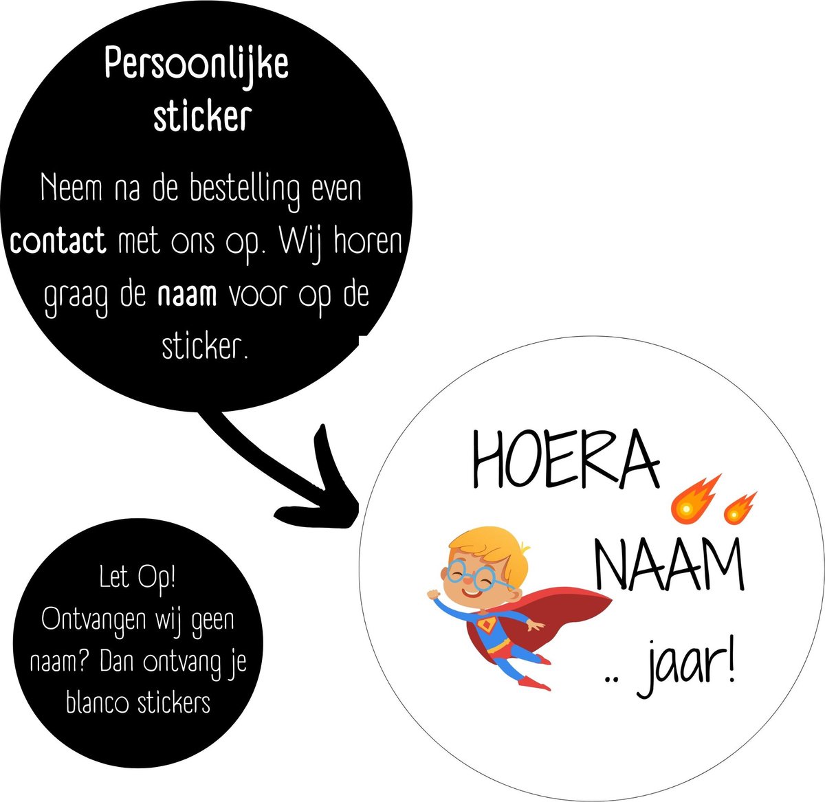 20 x Stickers Met Naam Leeftijd | Verjaardag Jongen Superman | Gepersonaliseerd | Sluitstickers | Kinderfeest Traktatie — afbeelding 3