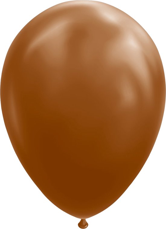 Ballonnen - Globos - Bruin - 30cm - 100st.