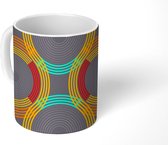 Mok - Koffiemok - Ring - Goud - Patronen - Mokken - 350 ML - Beker - Koffiemokken - Theemok