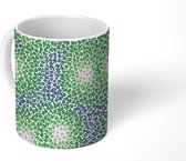 Mok - Koffiemok - Patronen - Lente - Verf - Mokken - 350 ML - Beker - Koffiemokken - Theemok