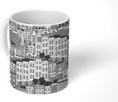 Mok - Koffiemok - Dublin - Skyline - Patronen - Mokken - 350 ML - Beker - Koffiemokken - Theemok