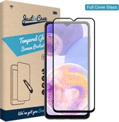 Just in Case Samsung Galaxy A23 Full Cover Tempered Glass - Zwart