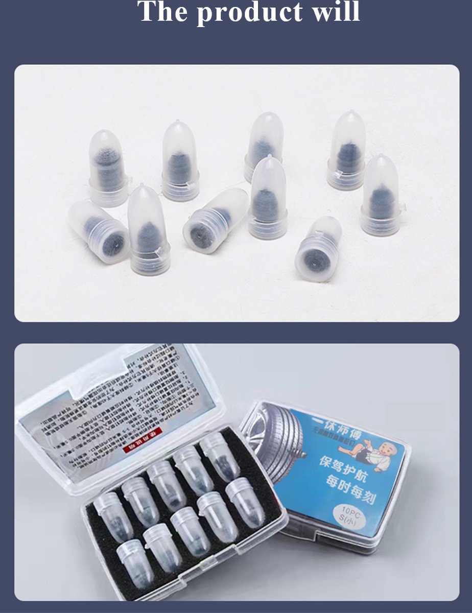 Auto en fietsband Banden reparatieset auto motor scooter scootmobiel 4 stuks - bandenplakset - proppenset - auto accessories thumbnail 8