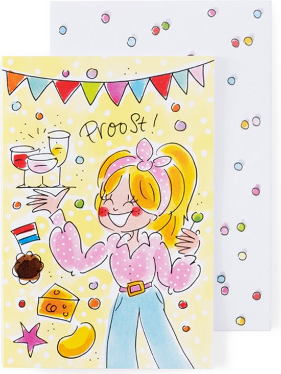 oogopslag Bekwaam Biscuit Blond Amsterdam, Specials: Wenskaarten set Happy | bol.com