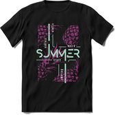 Crazy Summer | TSK Studio Zomer Kleding  T-Shirt | Roze | Heren / Dames | Perfect Strand Shirt Verjaardag Cadeau Maat XL