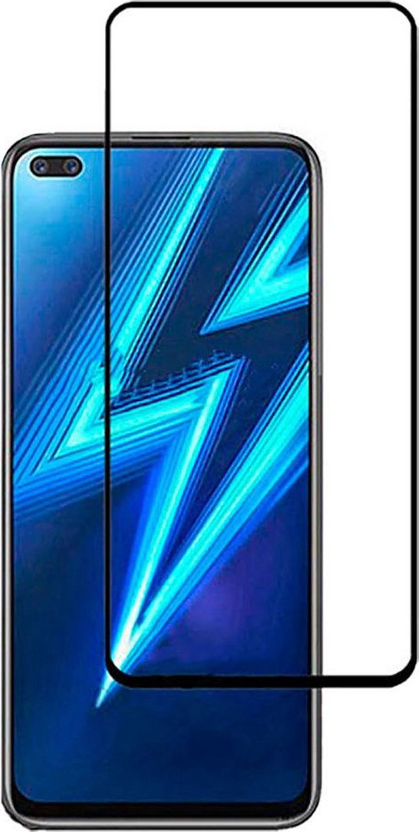 Shop4 - Realme 8 Pro Glazen Screenprotector - Edge-To-Edge Gehard Glas Transparant
