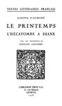 Textes littéraires français - Le Printemps