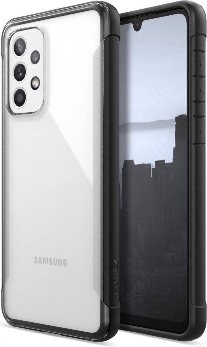 Raptic Earth Zwart Duurzaam Hoesje Geschikt voor Samsung Galaxy A33