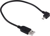 Mobigear USB-A naar Micro USB Kabel 0.3 Meter - Zwart
