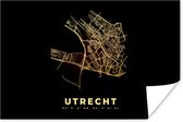 Poster Stadskaart - Utrecht - Kaart - Plattegrond - Nederland - 90x60 cm