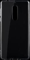 Mobigear Doorzichtig Hoesje geschikt voor Nokia 5 Telefoonhoesje Flexibel TPU Extra Dun | Mobigear Ultra Thin Backcover | Doorzichtig Telefoonhoesje 5 | 5 Case | Back Cover - Transparant