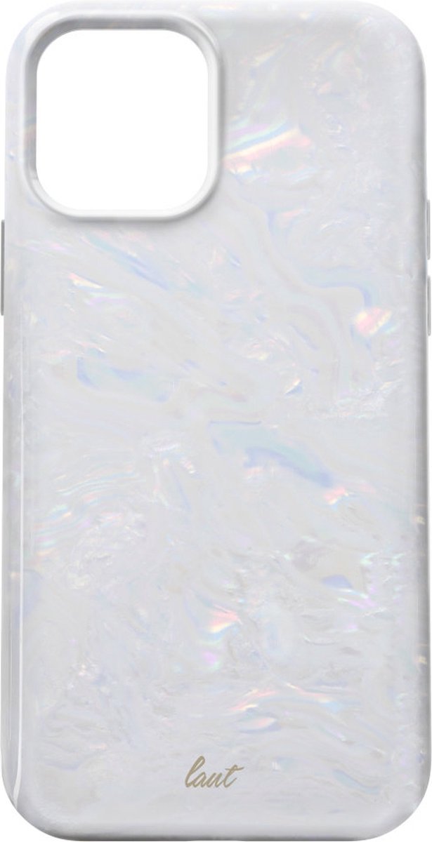 Apple iPhone 12 Hoesje - LAUT - Pearl Serie - Hard Kunststof Backcover - Arctic Pearl - Hoesje Geschikt Voor Apple iPhone 12