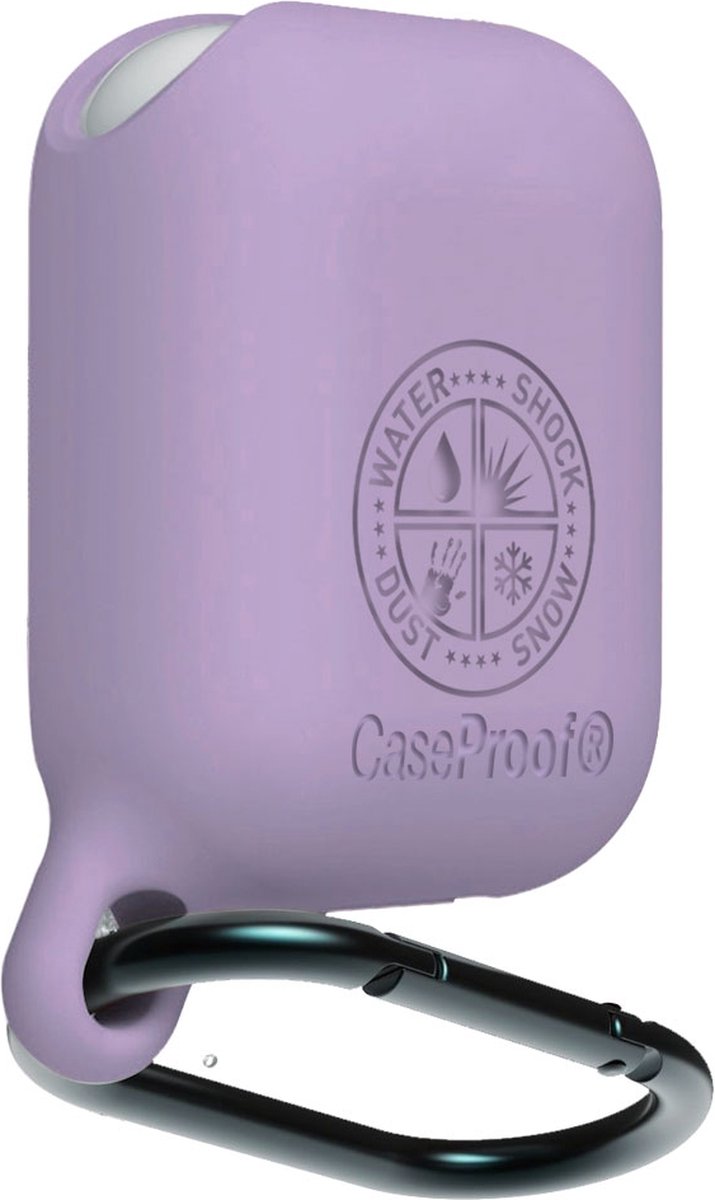 CaseProof Waterproof Airpods 1e en 2e generatie case - Violet
