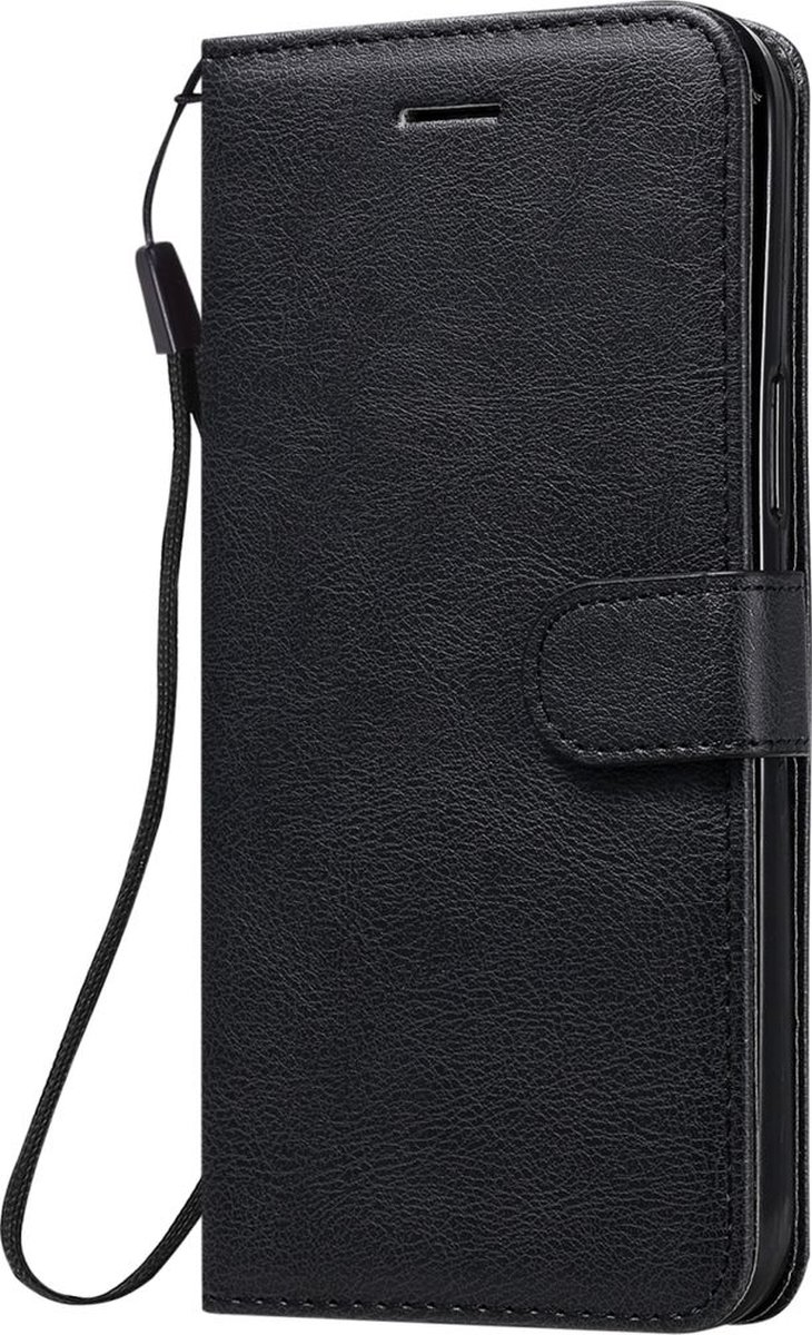 Mobigear Telefoonhoesje geschikt voor Apple iPhone 12 Pro Max Hoesje | Mobigear Premium Bookcase Portemonnee | Pasjeshouder voor 2 Pasjes | Telefoonhoesje voor Pinpas / OV Kaart / Rijbewijs - Zwart