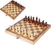 Qproducts Chessmate – Inclusief ebook – Magnetisch Schaakspel – Schaakbord – Schaakbord met Schaakstukken – Schaakset – Schaakspellen – Schaakspel hout volwassenen – Schaakborden Kinderen