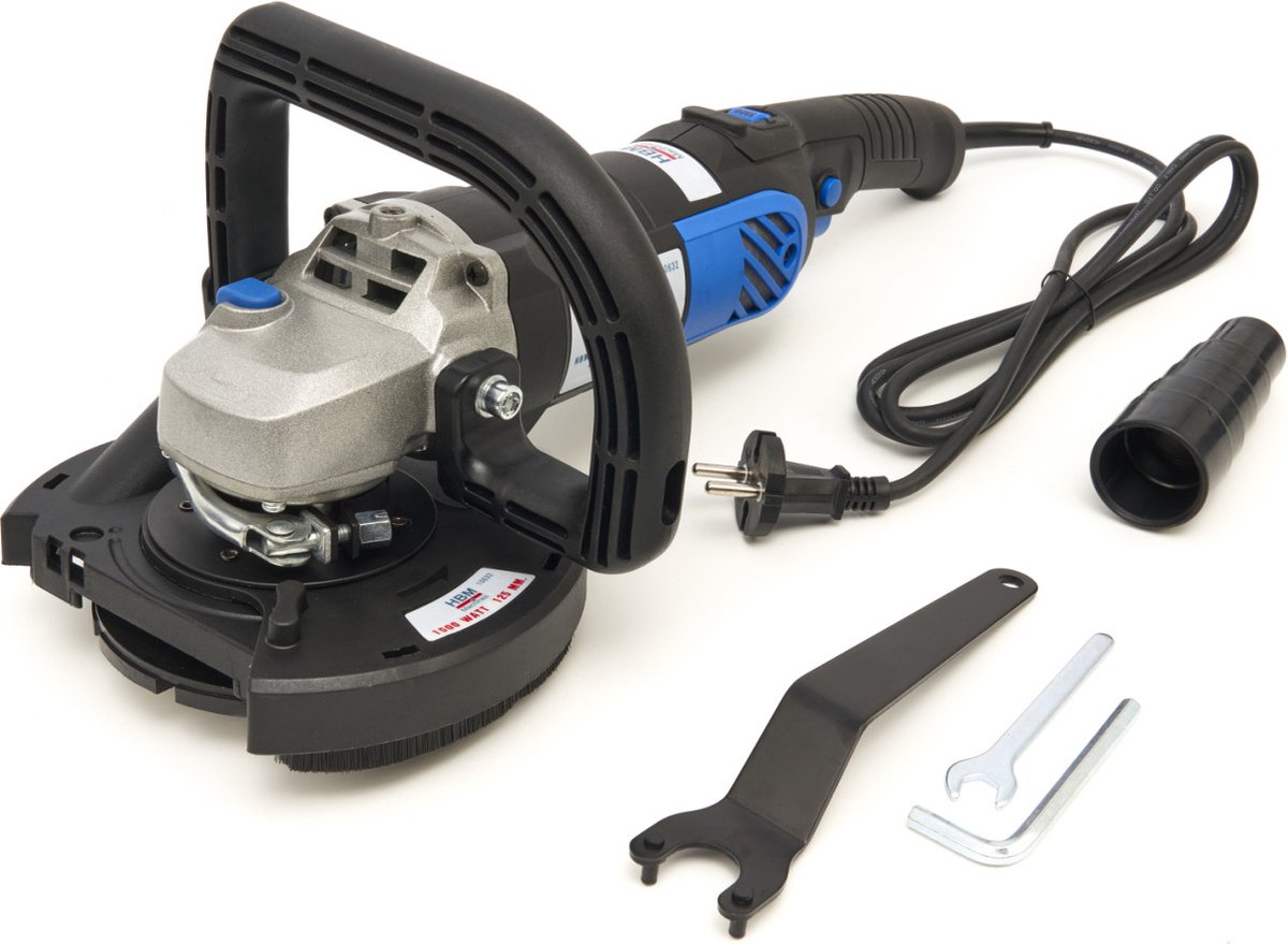 Professionele 1500 Watt Betonschuurmachine - 125 mm