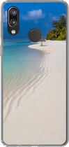 Geschikt voor Huawei P20 Lite (2020) hoesje - Zee - Strand - Zomer - Siliconen Telefoonhoesje