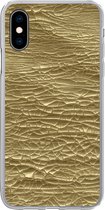 Coque pour iPhone X - Or - Peinture - Abstrait - Coque de téléphone en Siliconen
