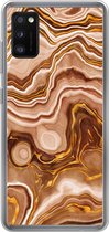 Coque Samsung Galaxy A41 - Marbre - Doré - Motifs - Coque de téléphone en Siliconen