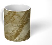 Mok - Gold - Glitter - Structuur - 350 ML - Beker - Uitdeelcadeautjes