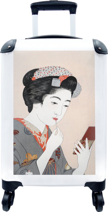 Valise - Femme - Kimono - Maquillage - Japon - Vintage - 35x55x20 cm -  Bagage à main -... | bol.com