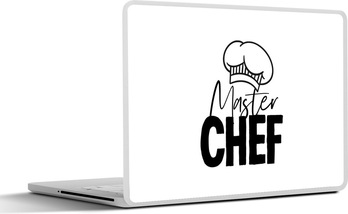 Laptop sticker - 11.6 inch - Keuken - Koken - Bakken - Chef - Master Chef - Kok - Tekst - 30x21cm - Laptopstickers - Laptop skin - Cover