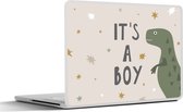 Laptop sticker - 11.6 inch - Spreuken - Jongen - It's a boy - Quotes - Kids - Kinderen - 30x21cm - Laptopstickers - Laptop skin - Cover