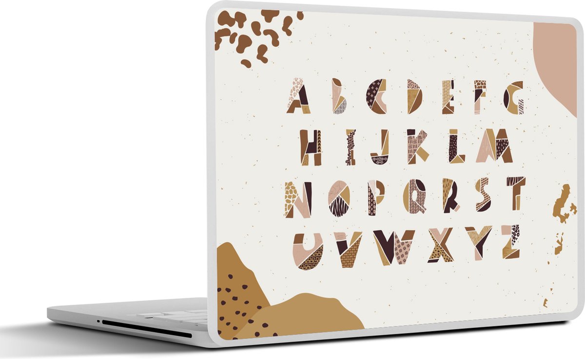 Laptop sticker - 13.3 inch - Quotes - Spreuken - Kinderen - Alfabet - Kids - Baby - 31x22,5cm - Laptopstickers - Laptop skin - Cover